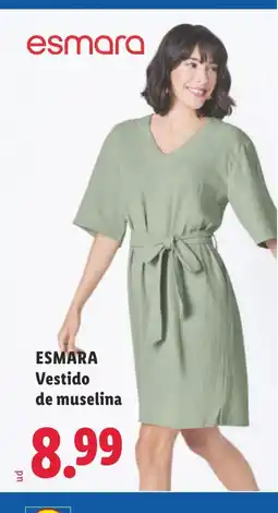 Lidl ESMARA Vestido de muselina oferta