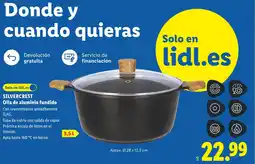 Lidl SILVERCREST Olla de aluminio fundido oferta