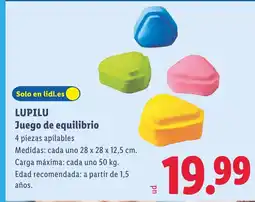 Lidl LUPILU Juego de equilibrio oferta