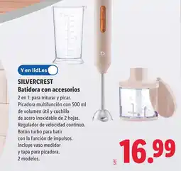 Lidl SILVERCREST Batidora con accesorios oferta