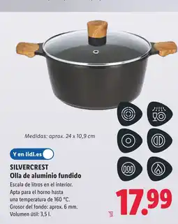 Lidl SILVERCREST Olla de aluminio fundido oferta