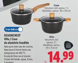 Lidl SILVERCREST Olla / Cazo de aluminio fundido oferta