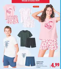 Lidl ESMARA KIDS Pijama corto oferta