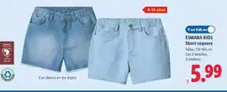 Lidl ESMARA KIDS Short vaquero oferta