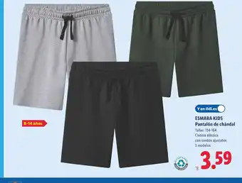 Lidl ESMARA KIDS Pantalón de chándal oferta