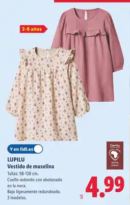 Lidl LUPILU Vestido de muselina oferta