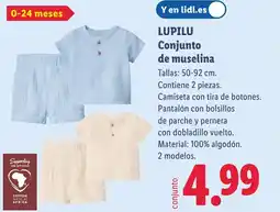 Lidl LUPILU Conjunto de muselina oferta