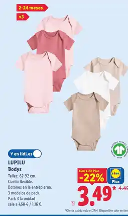 Lidl LUPILU Bodys oferta