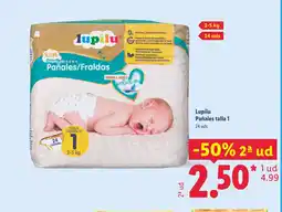 Lidl LUPILU Pañales talla 1 oferta