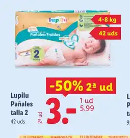 Lidl LUPILU Pañales talla 2 oferta