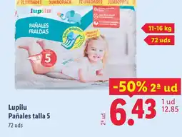 Lidl LUPILU Pañales talla 5 oferta