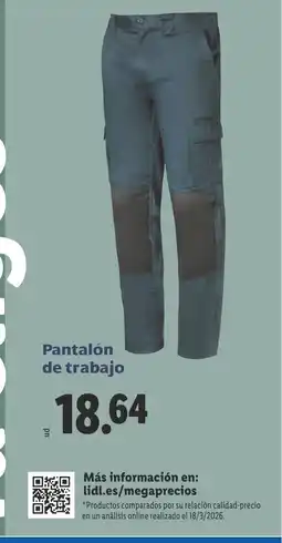 Lidl Pantalón de trabajo oferta