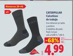 Lidl CATERPILLAR Calcetines de trabajo oferta