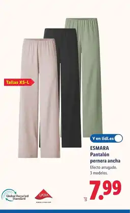 Lidl ESMARA Pantalón pernera ancha oferta