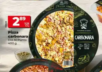 Dia DIA AL PUNTO Pizza carbonara oferta