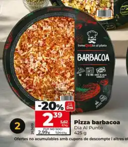 Dia DIA AL PUNTO Pizza barbacoa oferta