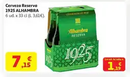 Alcampo Cerveza reserva 1925 alhambra oferta