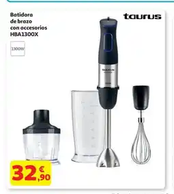 Alcampo TAURUS Batidora de brazo con accesorios HBA1300X oferta
