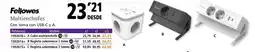 Folder FELLOWES Multienchufes oferta