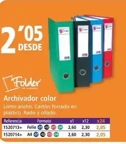 Folder Archivador color oferta