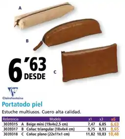 Folder CLAIREFONTAINE Portatodo piel oferta