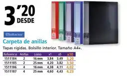 Folder Carpeta de anillas oferta