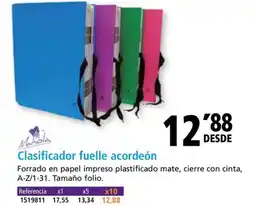 Folder Clasificador fuelle acordeón oferta