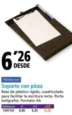 Folder Soporte con pinza oferta