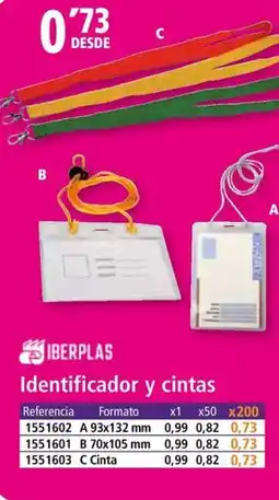 Folder IBERPLAS Identificador y cintas oferta