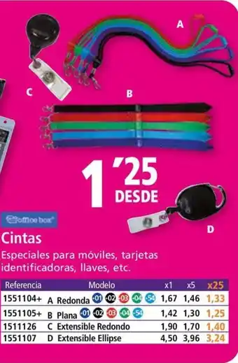 Folder Cintas oferta