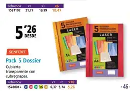 Folder SENFORT Pack 5 Dossier oferta