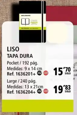 Folder MOLESKINE Liso tapa dura oferta