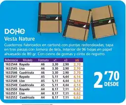 Folder DOHE Vesta Nature oferta