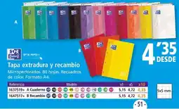 Folder Tapa extradura y recambio oferta