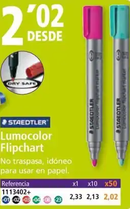 Folder STAEDTLER Lumocolor Flipchart oferta