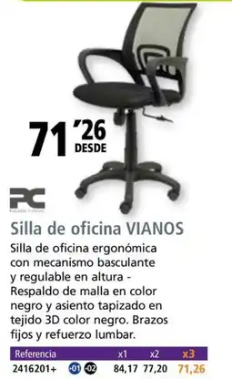 Folder Silla de oficina vianos oferta