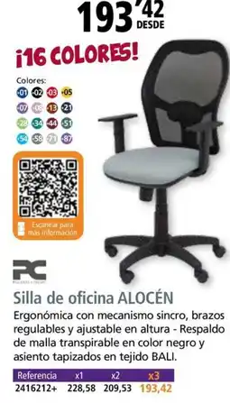 Folder Silla de oficina alocén oferta