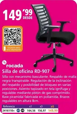 Folder ROCADA Silla de oficina RD-907 oferta