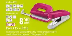 Folder NOVUS Pack E15+ E210 oferta