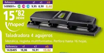 Folder MAPED Taladradora 4 agujeros oferta