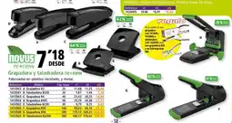 Folder NOVUS Grapadora y taladradora re+new oferta
