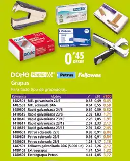 Folder DOHE Grapas oferta