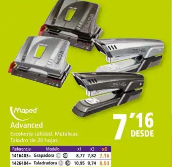 Folder MAPED Advanced oferta