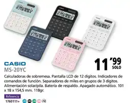 Folder CASIO MS-20YC oferta