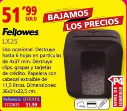 Folder FELLOWES LX25 oferta