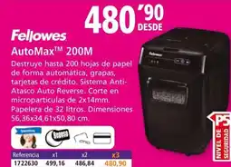 Folder FELLOWES AutoMaxTM 200M oferta