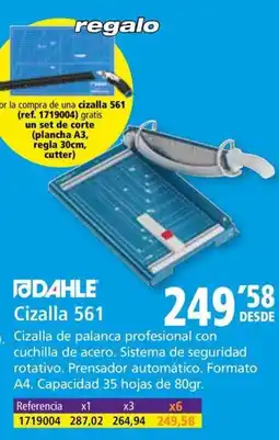 Folder DAHLE Cizalla 561 oferta