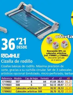 Folder DAHLE Cizalla de rodillo oferta