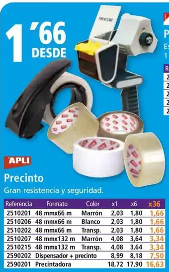 Folder APLI Precinto oferta