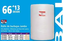 Folder Rollo de burbujas Jumbo oferta